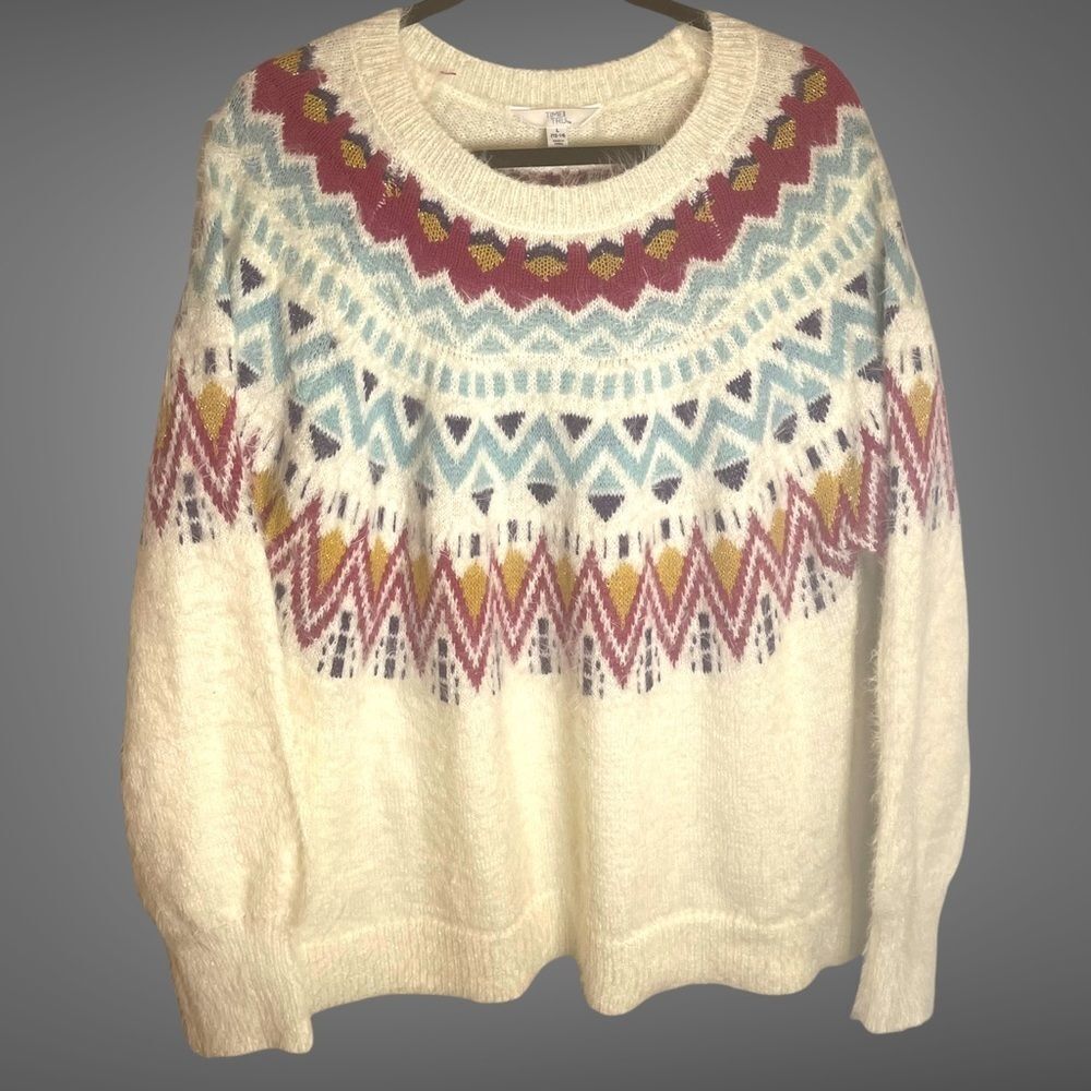 Time and Tru super soft pull over sweater - Picture 1 of 6
